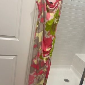 Thigh slit maxi dress